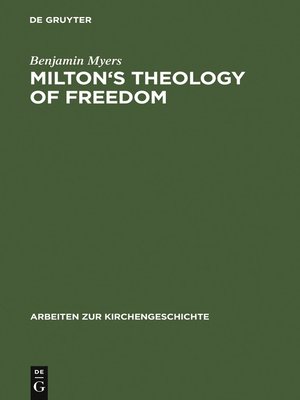 cover image of Milton's Theology of Freedom